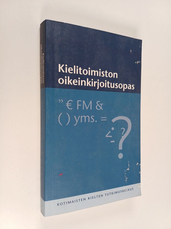 Kielitoimiston oikeinkirjoitusopas