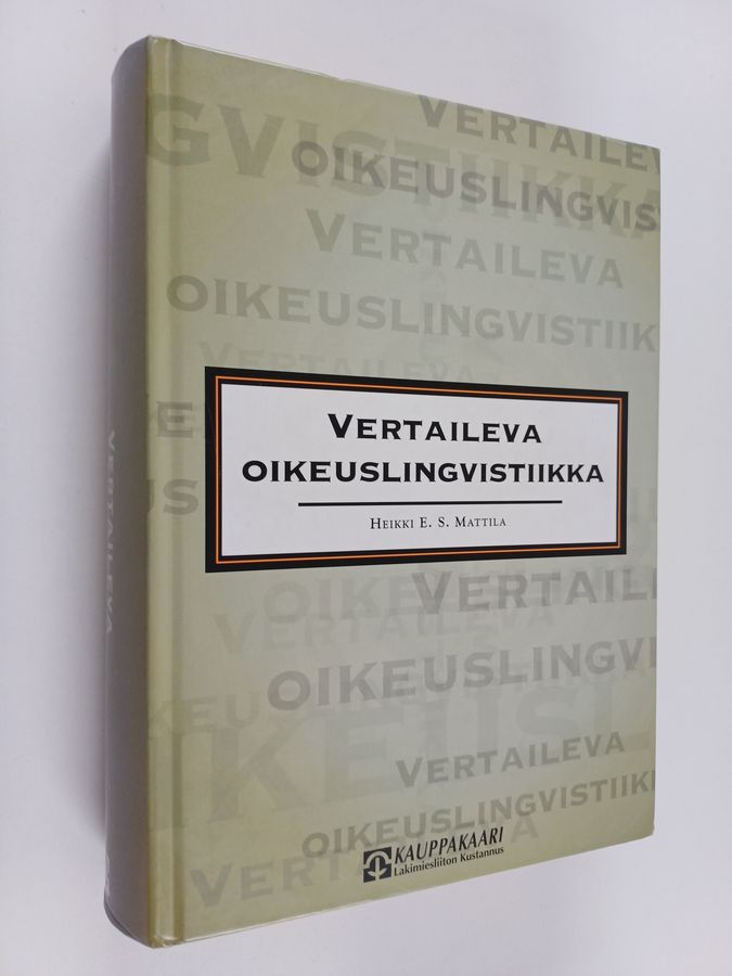 Vertaileva oikeuslingvistiikka