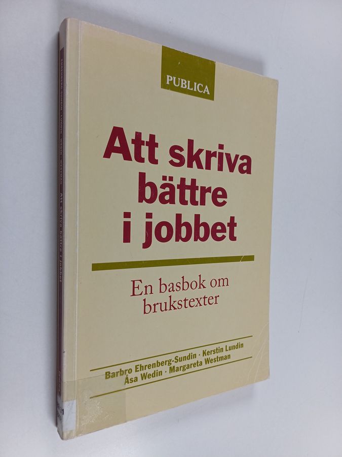 en basbok om brukstexter