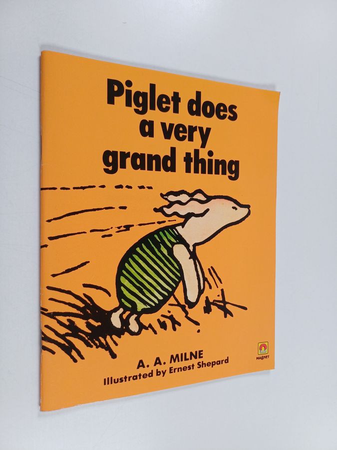 Piglet does a very grand thing