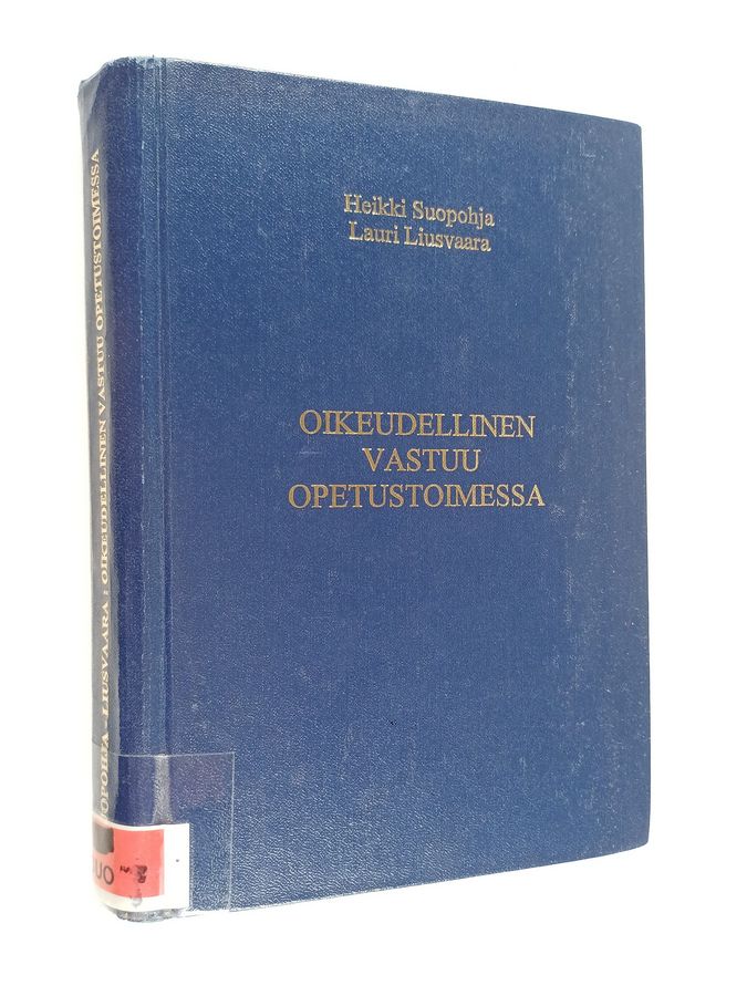 Oikeudellinen vastuu opetustoimessa