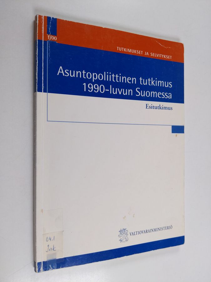 Asuntopoliittinen tutkimus 1990-luvun Suomessa