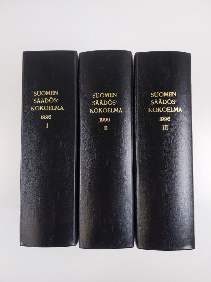 Suomen säädöskokoelma 1996 1-3