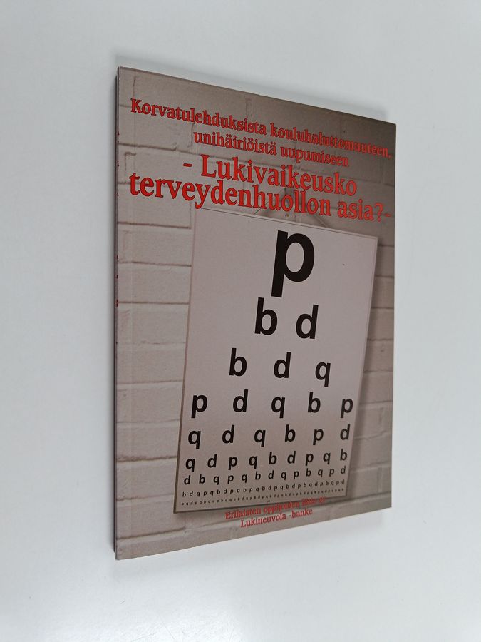Lukivaikeusko terveydenhuollon asia?