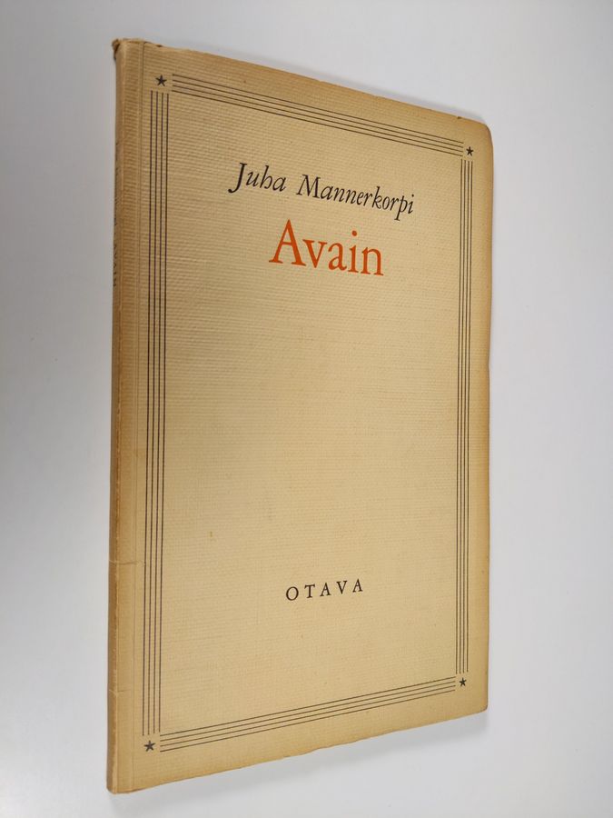 Juha Mannerkorpi : Avain