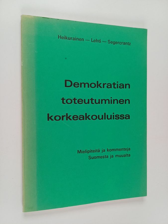 Demokratian toteutuminen korkeakouluissa