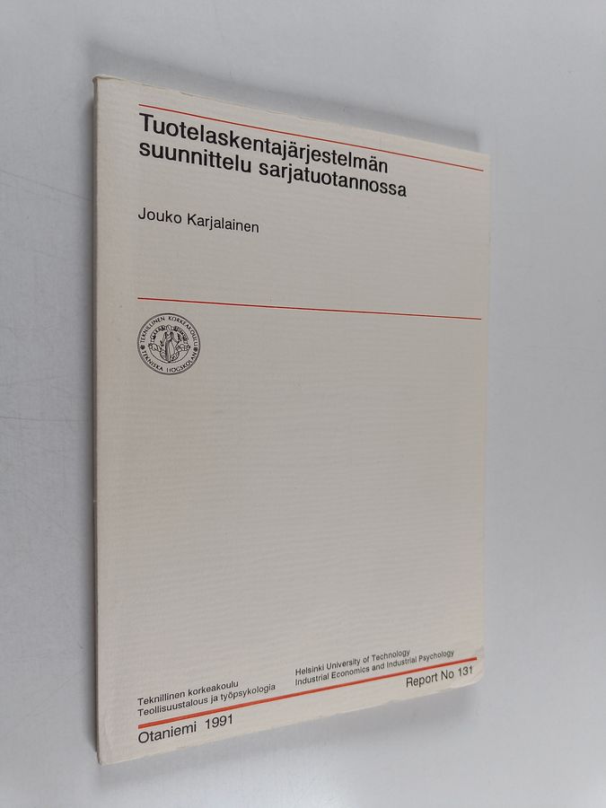Tuotelaskentajärjestelmän suunnittelu sarjatuotannossa