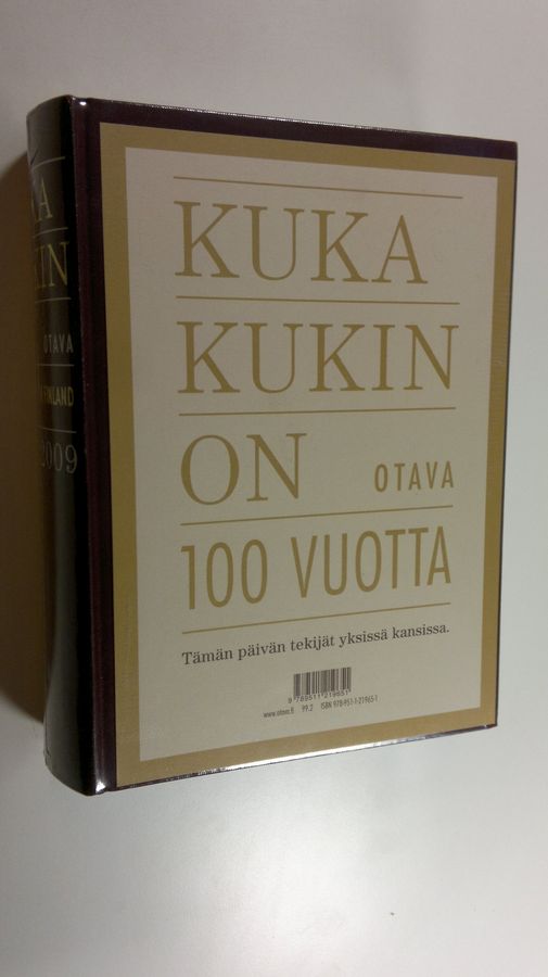 Kuka kukin on 2009, 100 vuotta - Tämän päivän tekijät yksissä kansissa