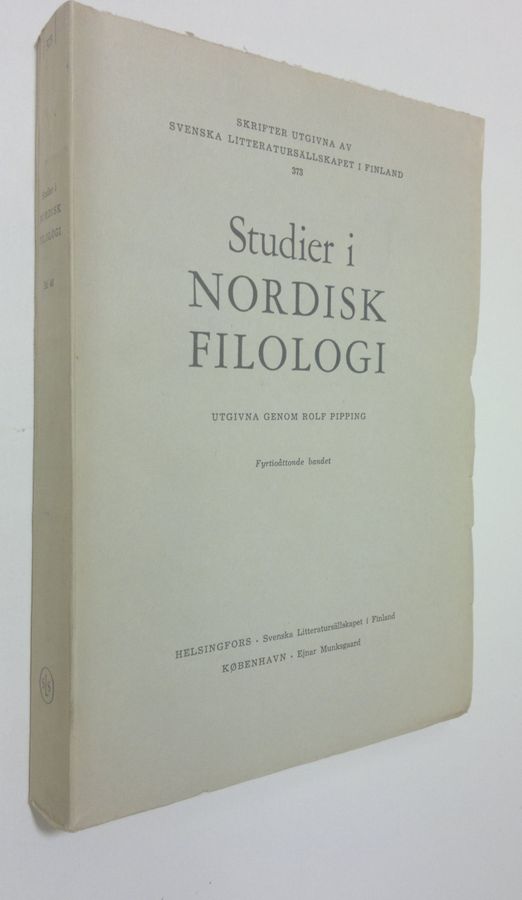 Lars Hulden : Studier i nordisk filologi Bd 48 : Verbböjningen i Österbottens svenska folkmål 2