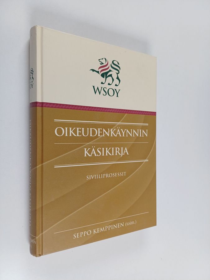 Seppo (toim.) Kemppinen : Oikeudenkäynnin käsikirja : siviiliprosessit (signeerattu, tekijän omiste)