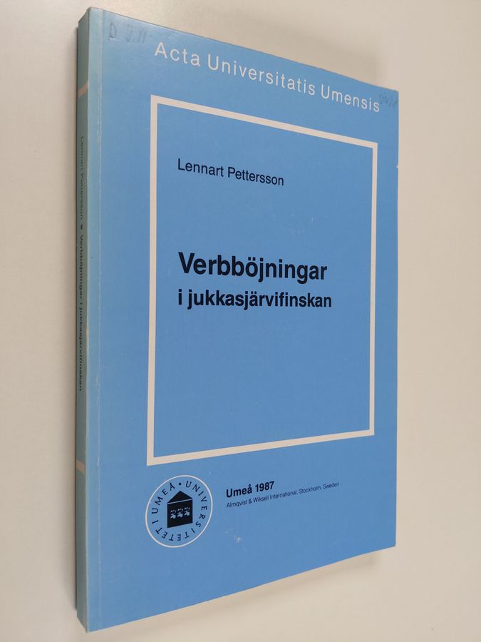 Verbböjningar i jukkasjärvifinskan