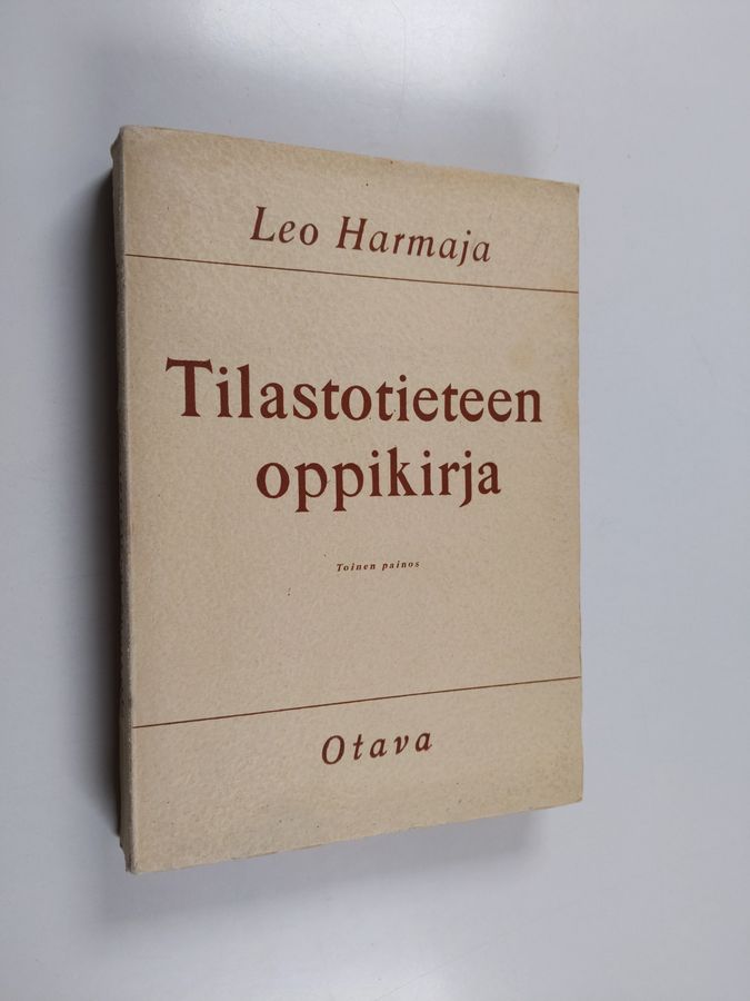 Leo Harmaja : Tilastotieteen oppikirja