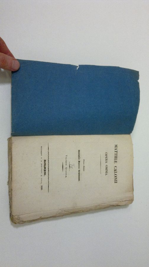 Matthias Calonius : Matthie Calonii Opera omnia, Volumen Qvintum : Svenska Arbeten, Tredje Delen (1836)
