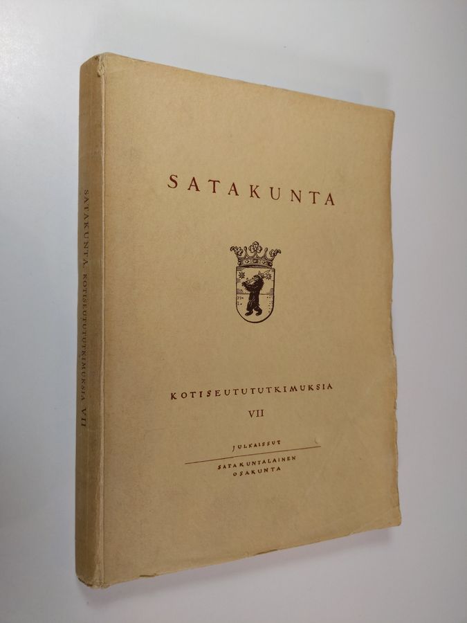 Satakunta : kotiseutututkimuksia 7