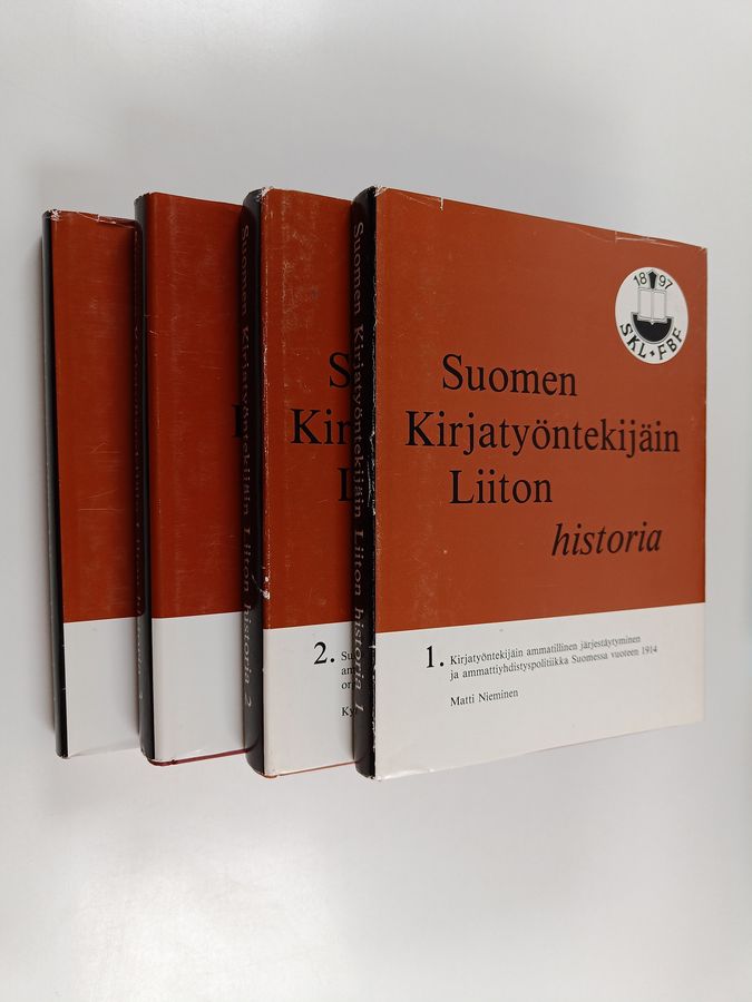 Suomen kirjatyöntekijäin liiton historia 1-4
