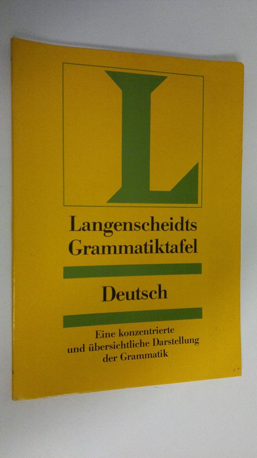 Eine konzentrierte und ubersichtliche Darstellung der Grammatik