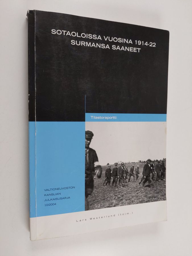 Sotaoloissa vuosina 1914-22 surmansa saaneet