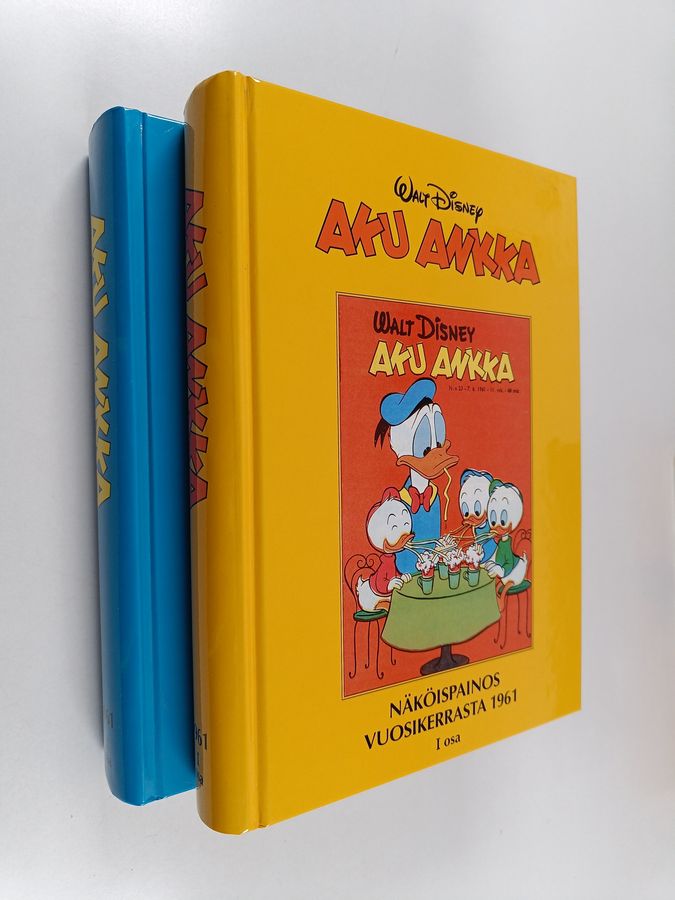 Walt Disney : Aku Ankka näköispainos vuosikerrasta 1961 osat 1-2