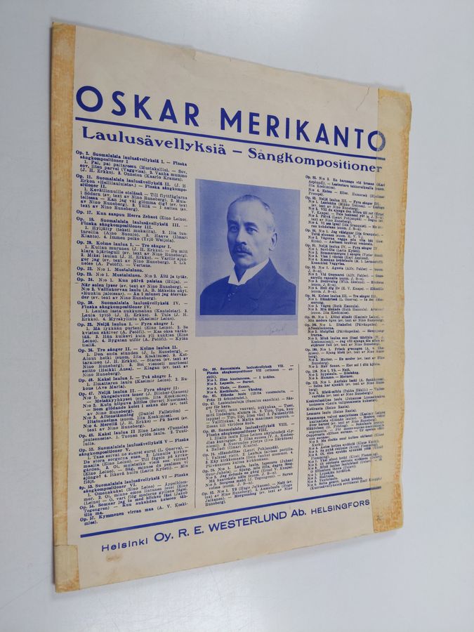 Oskar Merikanto : Laulusävellyksiä