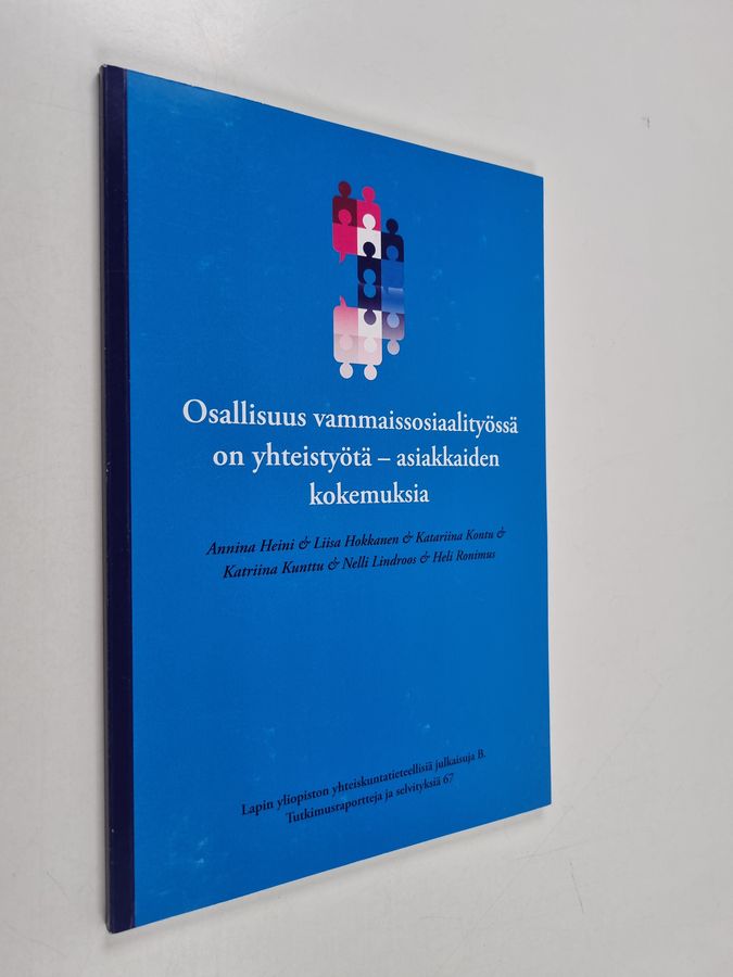 Osallisuus vammaissosiaalityössä on yhteistyötä