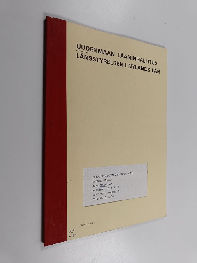 Erityisryhmien asumistilanne Uudellamaalla
