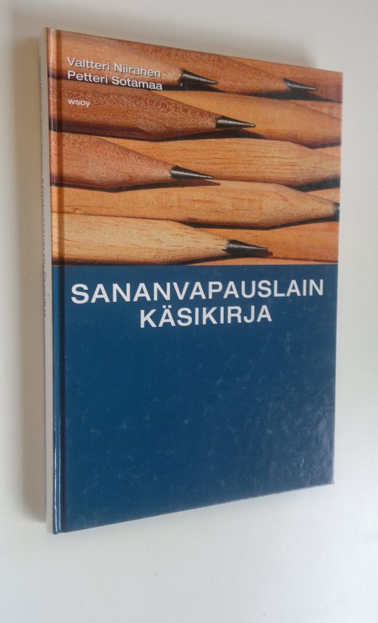 Valtteri Niiranen : Sananvapauslain käsikirja