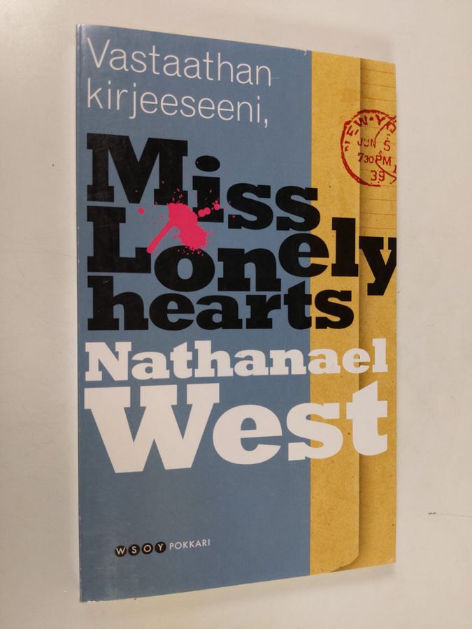 Nathanael West : Vastaathan kirjeeseeni, Miss Lonelyhearts