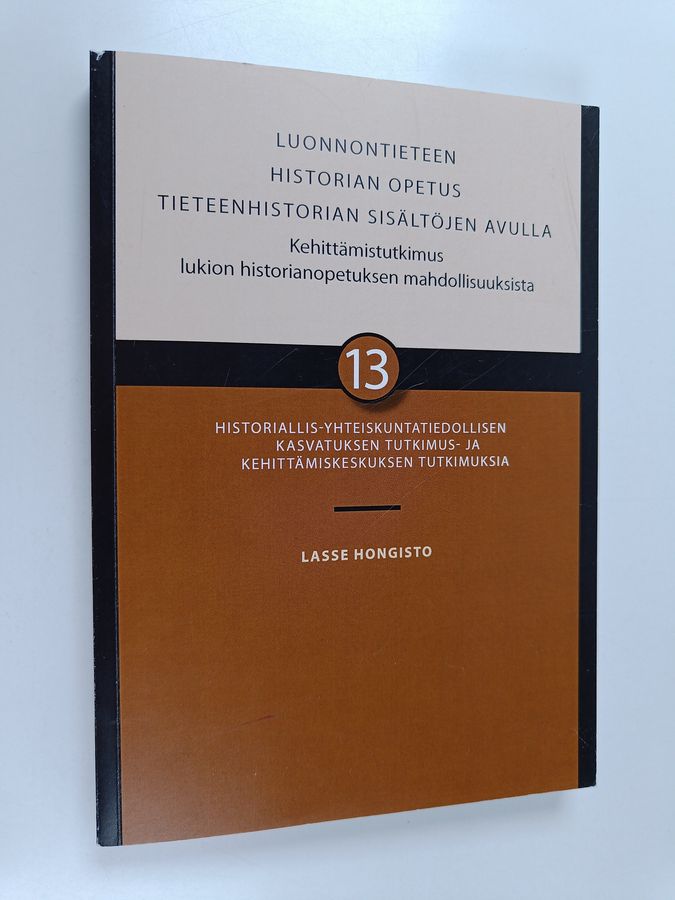 Luonnontieteen historian opetus tieteenhistorian sisältöjen avulla