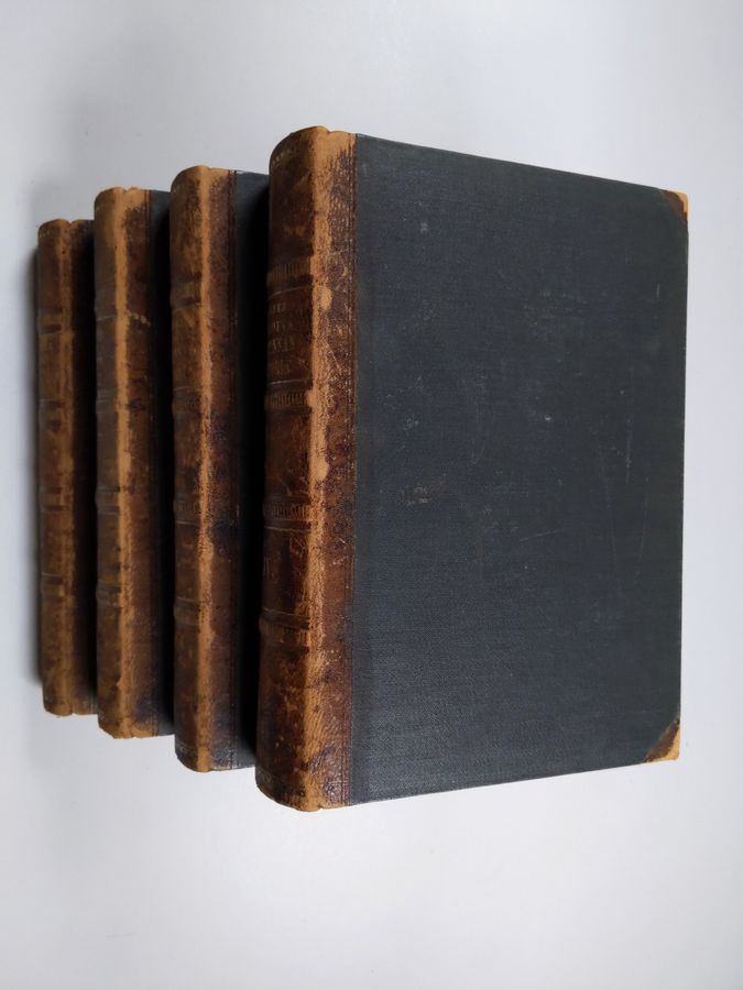 Georg Weber : Yleinen ihmiskunnan historia 1-4 : 1. osa : Vanha aika ; 2. osa : Keskiaika ; 3. osa : Uusi aika ; 4. osa : Uusin aika