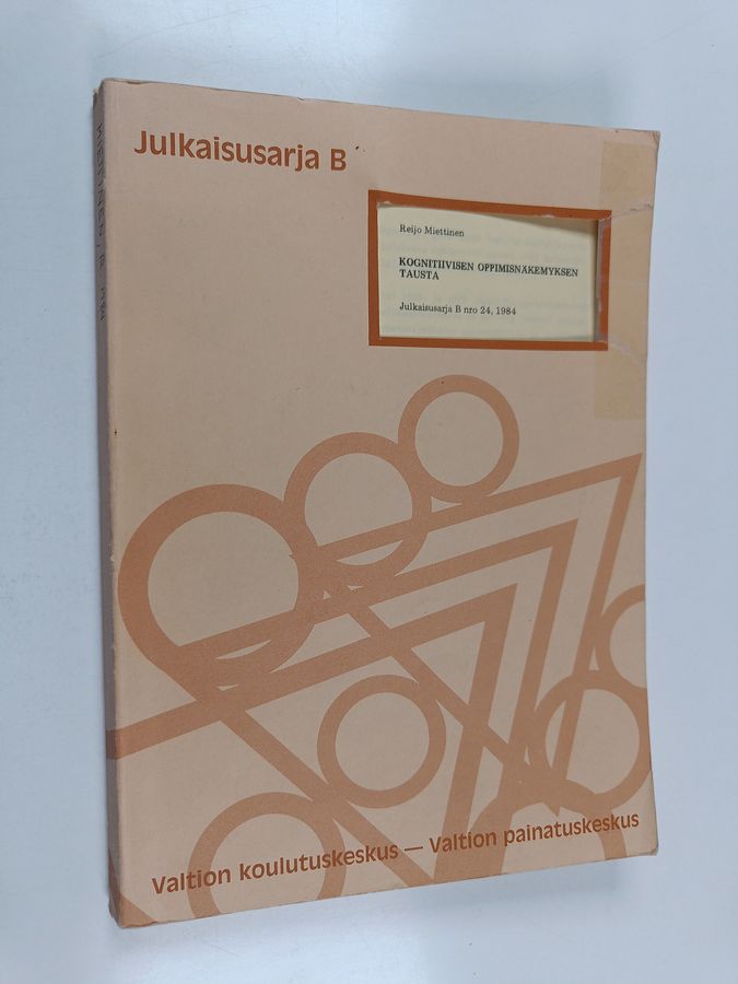 Kognitiivisen oppimisnäkemyksen tausta