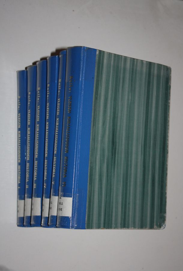 Eino Railo : Yleisen kirjallisuuden historia 1-6