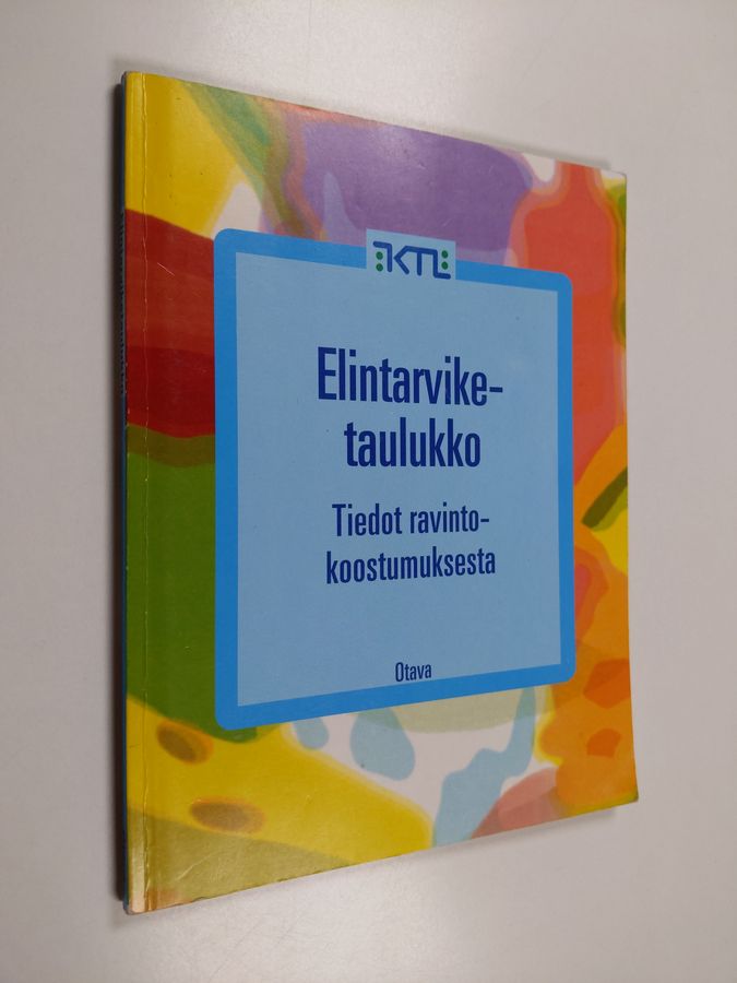 Elintarviketaulukko : tiedot ravintokoostumuksesta