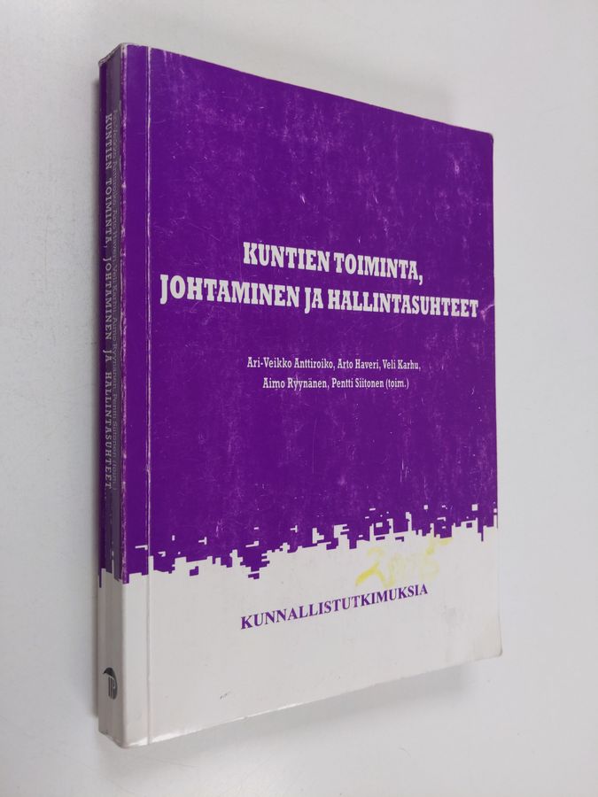 Kuntien toiminta, johtaminen ja hallintasuhteet