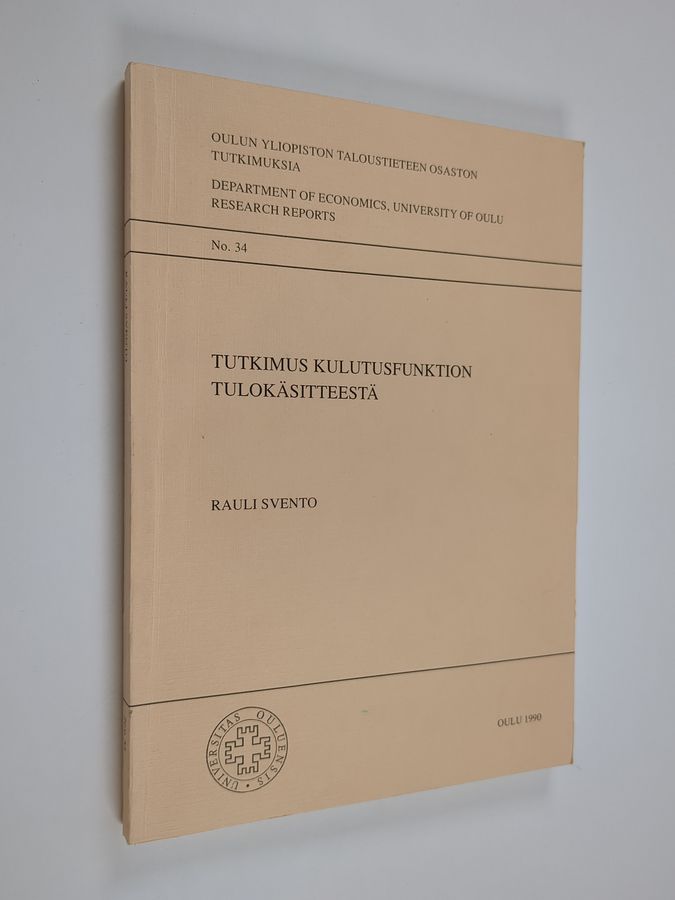 Tutkimus kulutusfunktion tulokäsitteestä