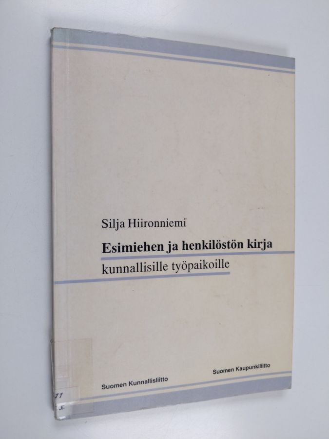 Esimiehen ja henkilöstön kirja kunnallisille työpaikoille