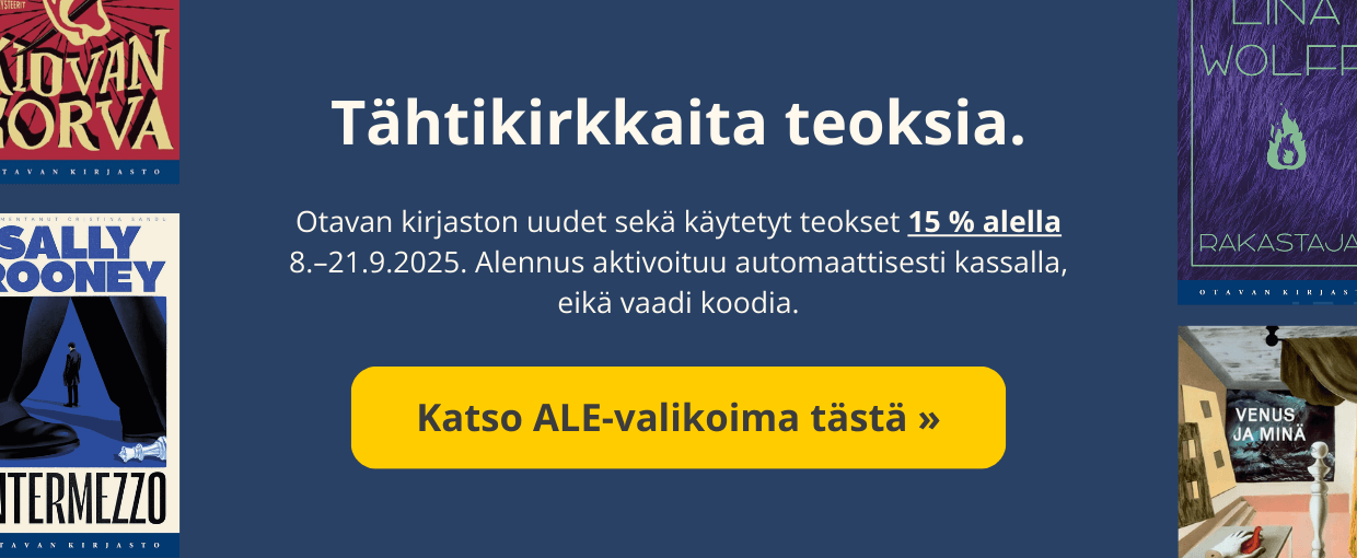 Otavan kirjaston uudet sekä käytetyt teokset 15 % alella 8.-21.9.2025