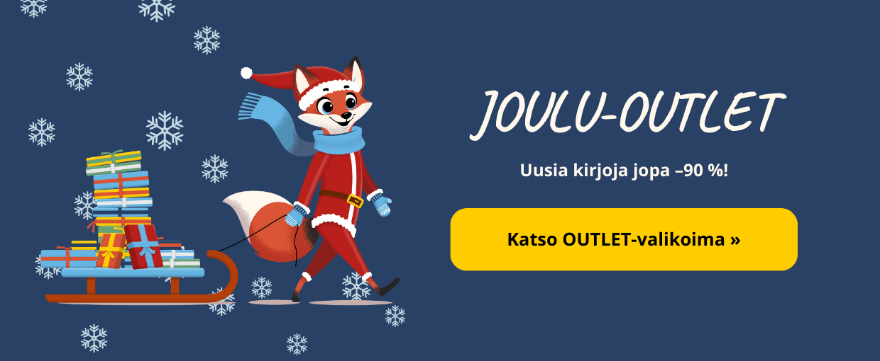 JOULU-OUTLET Uusia kirjoja jopa -90 %!