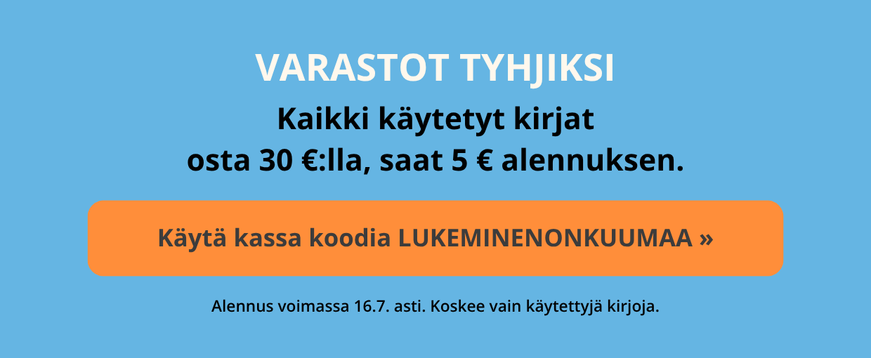 Osta käytettyjä 30 eurolla, saat 5 euron alen