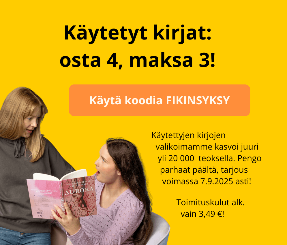 Käytetyt kirjat osta 4 maksa 3