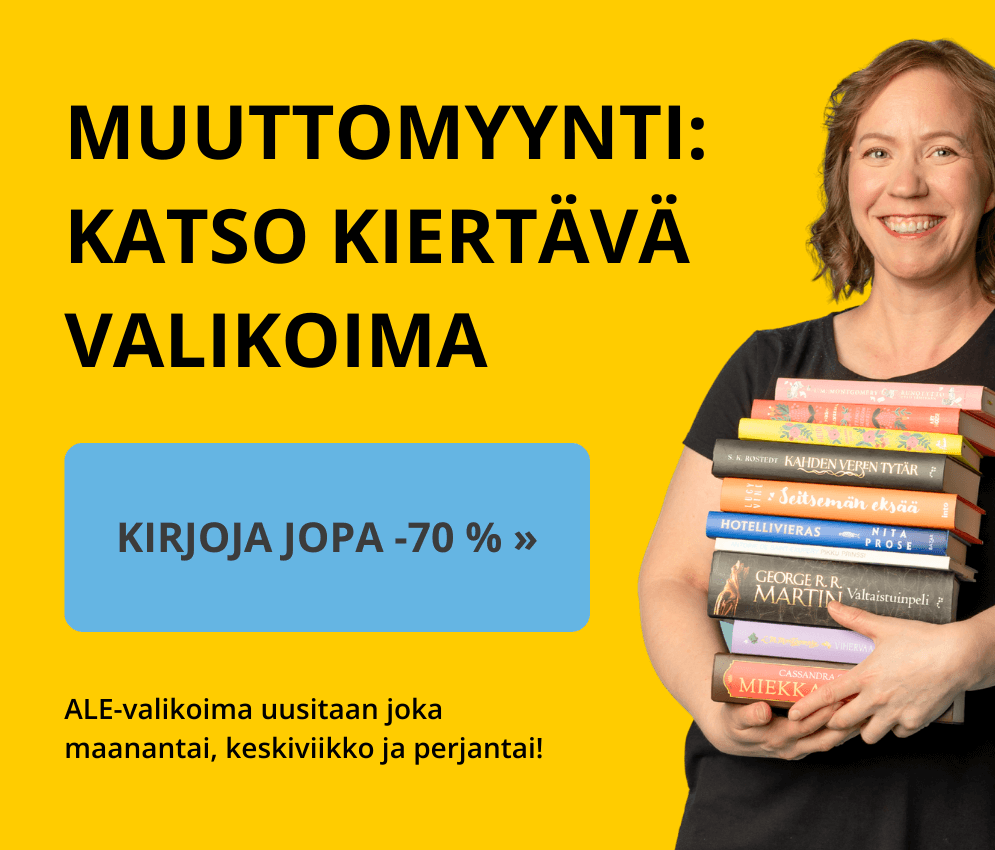 Muuttomyynti: Kirjoja jopa -70 %