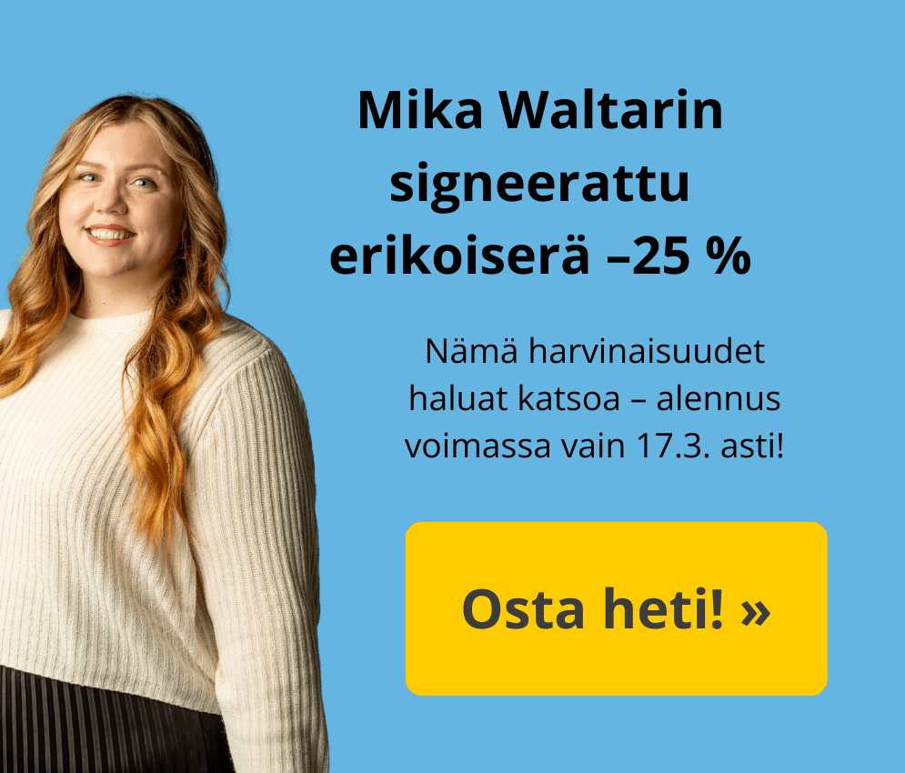 Mika Waltarin harvinainen erikoiserä -25 % rajoitetun ajan!