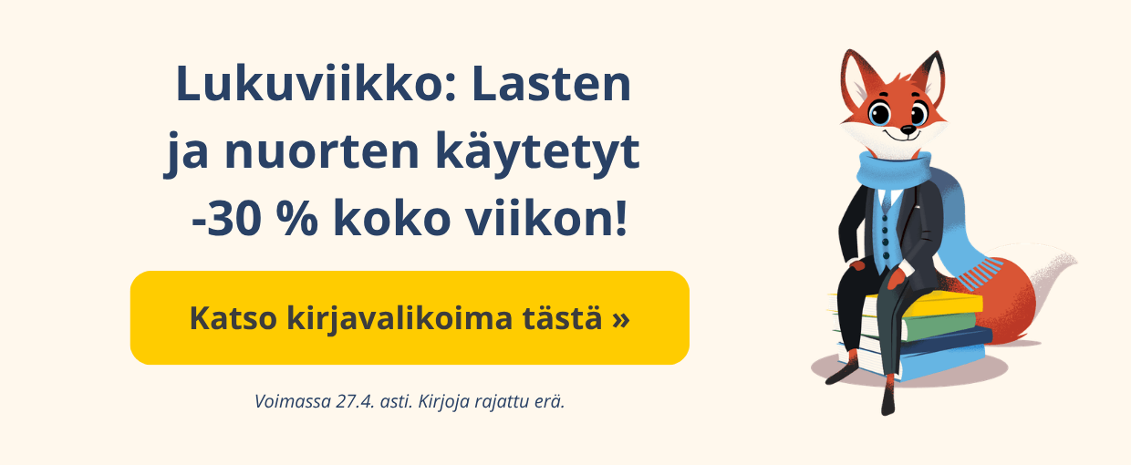 Lukuviikko: Lasten ja nuorten käytetyt kirjat -30 % koko viikon!