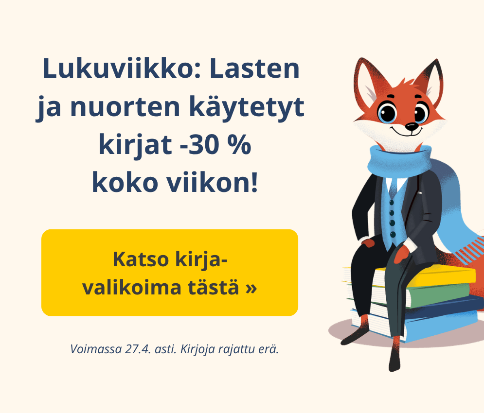 Lukuviikko: Lasten ja nuorten käytetyt kirjat -30 % koko viikon!