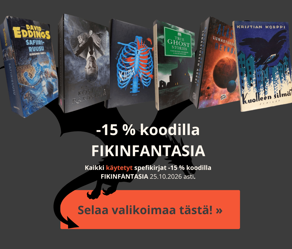 Käytettyjä spefikirjoja alennuksessa 10 2026