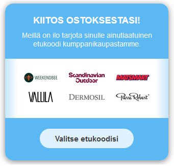 Etukoodeja yhteistyökumppaneilta