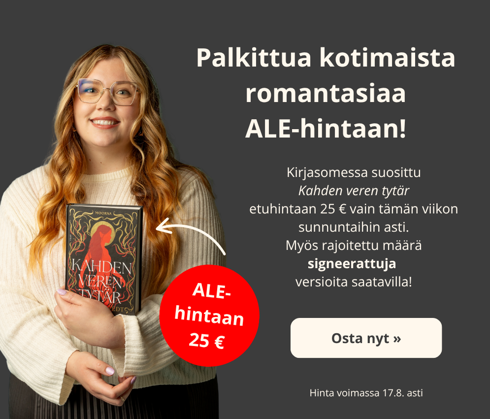 S K Rostedt ja Kahden veren tytär alennuksessa
