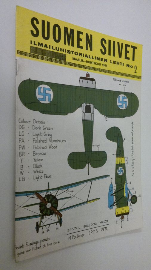 Suomen siivet : ilmailuhistoriallinen lehti n:o 2/1971