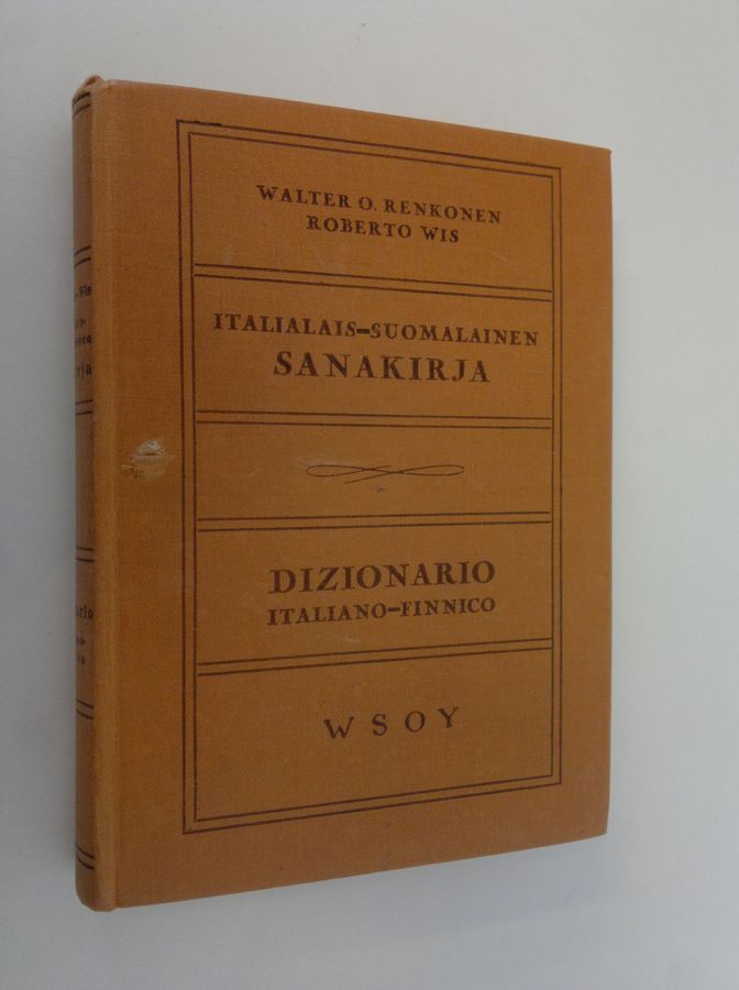 W. O. Renkonen : Italialais-suomalainen sanakirja = Dizionario italiano-finnico