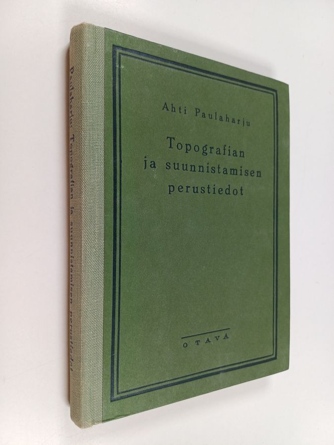 Ahti Paulaharju : Topografian ja suunnistamisen perustiedot