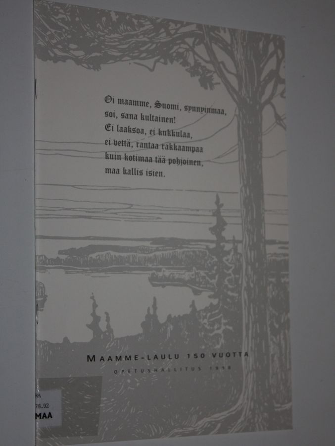 Ulla Rönnberg : Maamme-laulu 150 vuotta